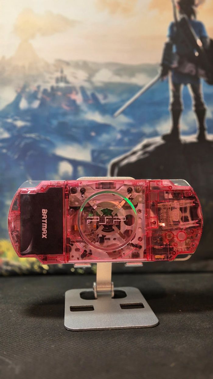 Sony PSP 3000 โ Transparent Pink Edition โ Modified Console