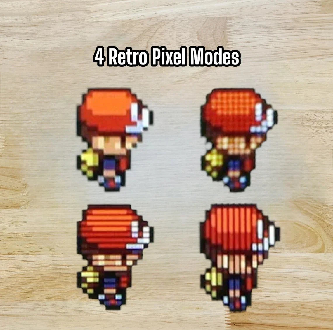 Custom Gameboy Advance - Retro Glow / Backlit Screen (IPS) / On Screen Display / USB-C Rechargeable Battery / GBA