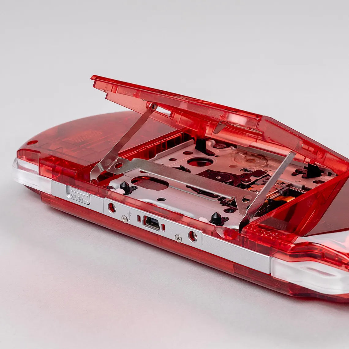 PSP Portable Clear Soda Red Housing Bundle