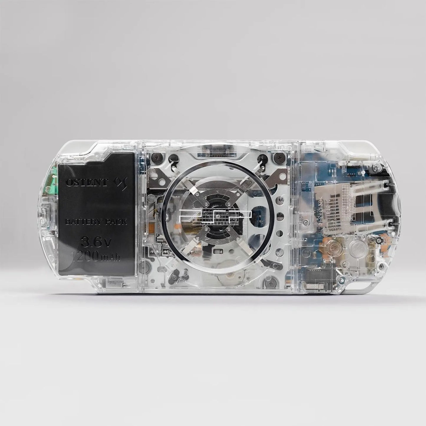 PSP 3000 Portable Obsidian Clear Housing Bundle