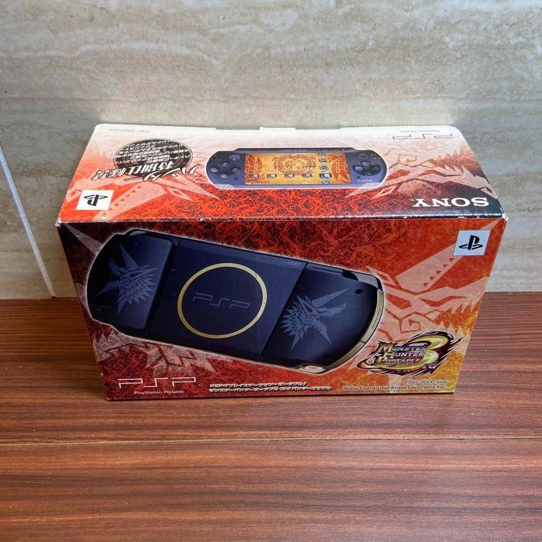 PSP console (3000 model) with Monster Hunter Portable 3rd game (4189) From Japan