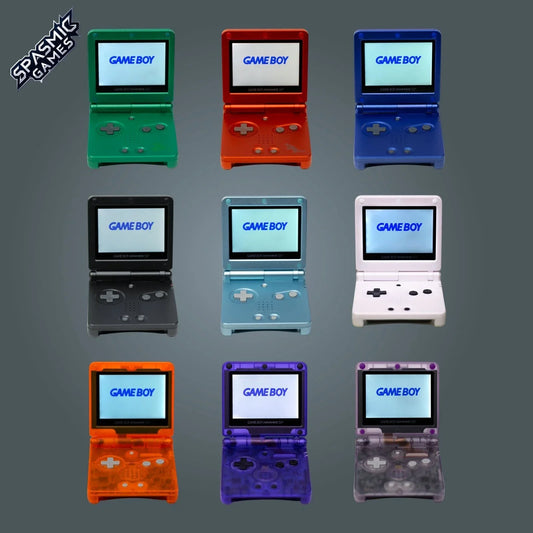 Nintendo Game Boy Advance SP (GBA) Console with IPS V5 Backlit Screen – Choose Your Color – with USB-C Rechargeable Port